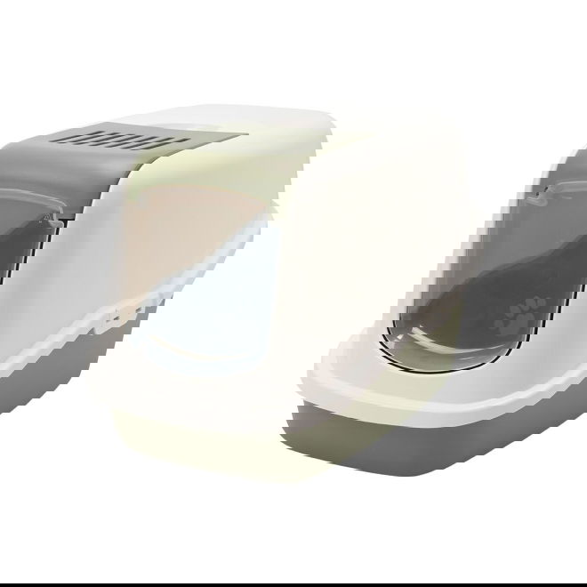 Savic Nestor Kattlåda med Tak Olivgrön