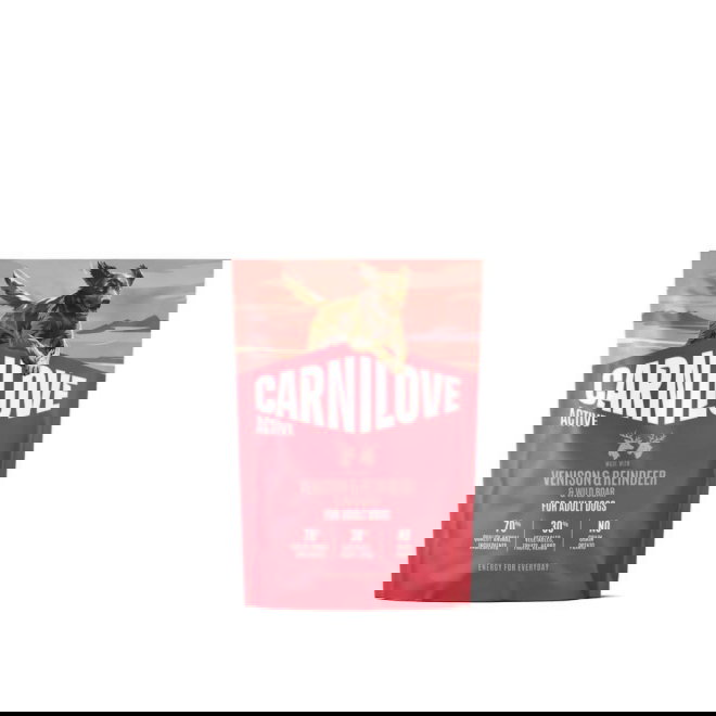 Carnilove Dog Adult Active Venison, Reindeer & Wild boar (1,5 kg)