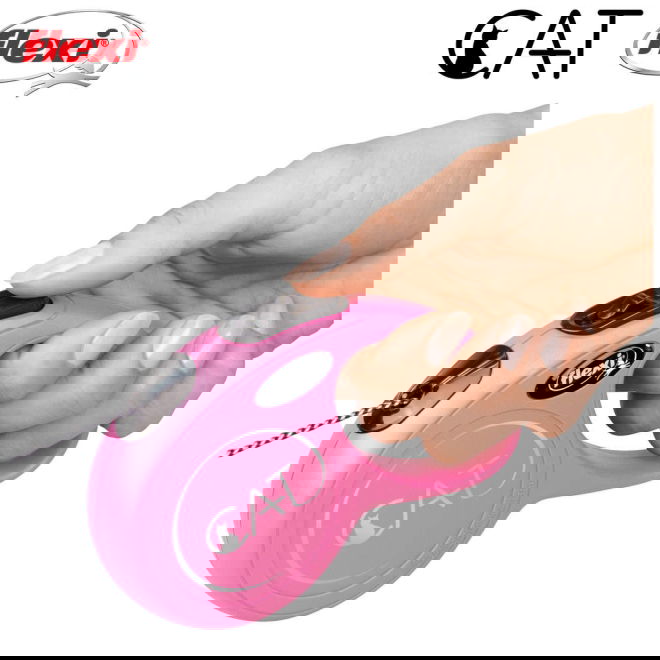 Flexi Classic Cat Lina XS 3m/8kg (Rosa)