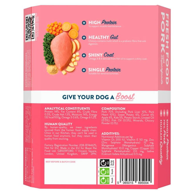 Boost Dog Adult Fresh Pork 400 g