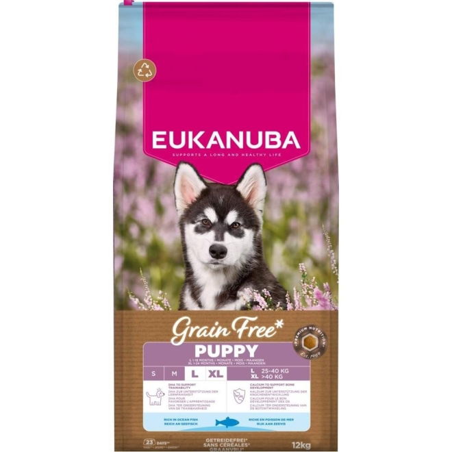 Eukanuba Puppy Grain Free Large & Extra Large Breed Ocean Fish (12 kg)