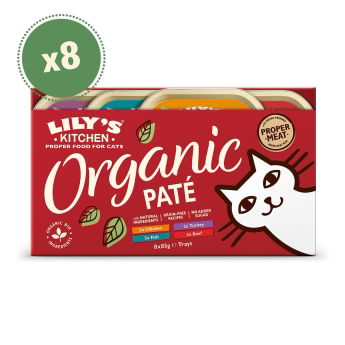 Lilys Kitchen Cat Organic Patee 8 x 85 g