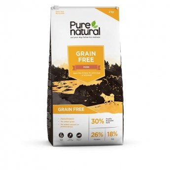 Purenatural Adult Dog Grain Free Pork (2 kg)