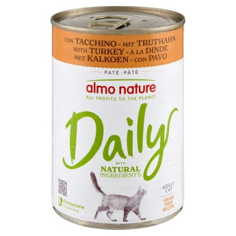 Almo Nature Daily cat kalkkuna 400 g