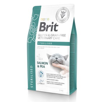 Brit Veterinary Diet Cat Grain Free Sterilised Salmon & Pea (2  kg)