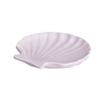 Keraaminen lautanen kissalle Little&Bigger Deep Sea Shell (Lila)