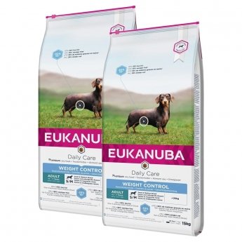 Eukanuba Dog Daily Care Adult Weight Control Small & Medium Breed 15 kg   2 x 15 kg