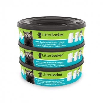 LitterLocker Design -täyttörulla 3-pack