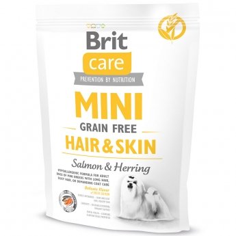 Brit Care Mini GF Hair&Skin (400 g)