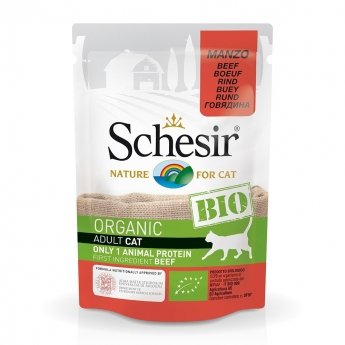 Schesir Bio Cat Adult Beef 85 g