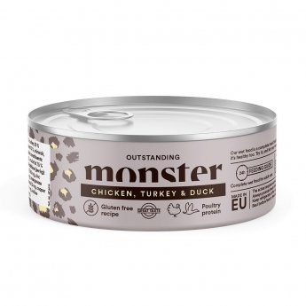 Monster Cat Kana&Kalkkuna&Ankka 100 g