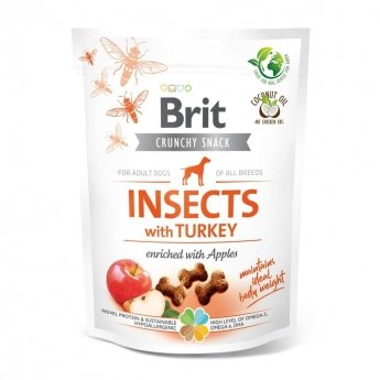 Brit Care Cracker Insects kalkkuna-omena 200g