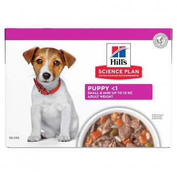 Hill&#39;s Science Plan Puppy Small & Mini Stew Chicken & Vegetables 12x80 g