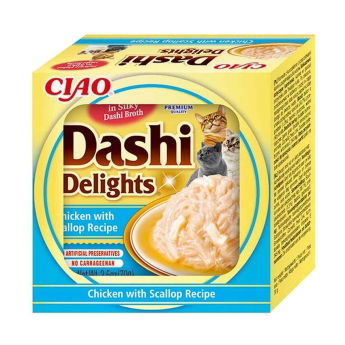 Inaba Dashi Delights Cat kampasimpukka 70 g