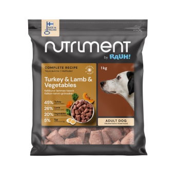 Nutriment by RAUH! Kalkkuna-lammas-kasvispullat 1 kg