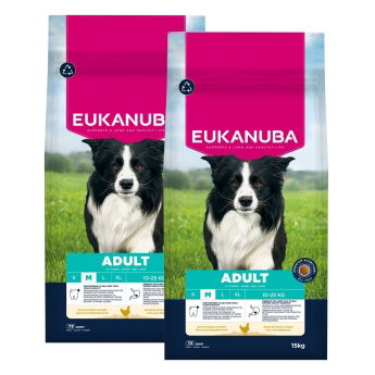 Eukanuba Dog Adult Medium 2 x 15kg