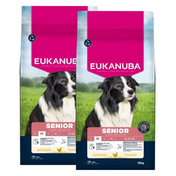 Eukanuba Dog Senior Medium 2 x 15kg
