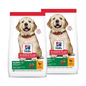 Hill&#39;s SP Puppy Large Breed Chicken 2 x 14,5 kg