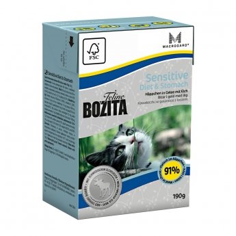 Bozita Feline Sensitive & Stomach 190g