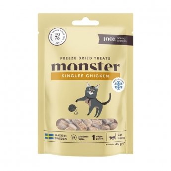 Monster Cat Treats Freeze dried, kana