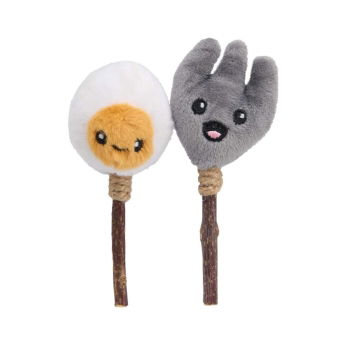 Little&Bigger Breakfast Club haarukka & muna -matatabitikut 2-pack