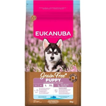 Eukanuba Grain Free Puppy & Junior Large & Extra Large Breed Ocean Fish (3 kg)