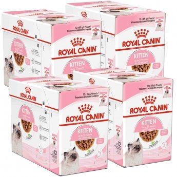 Royal Canin Kitten Gravy 85g, 48-pack