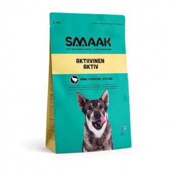 SMAAK aktiivisen koiran ruoka (2 kg)