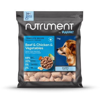 Nutriment by RAUH! Nauta-kana-kasvispullat pennuille 1 kg