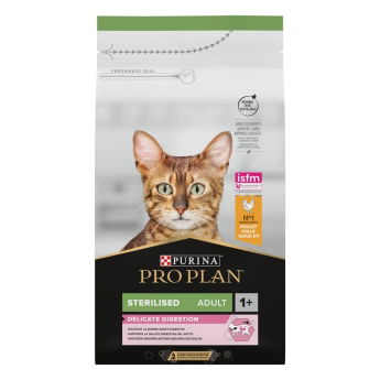 Purina Pro Plan Sterilised Adult 1+ Delicate Digestion Runsaasti kanaa (1,5 kg)