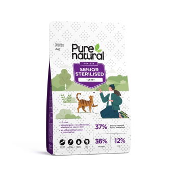 Purenatural Cat Senior Turkey (2  kg)