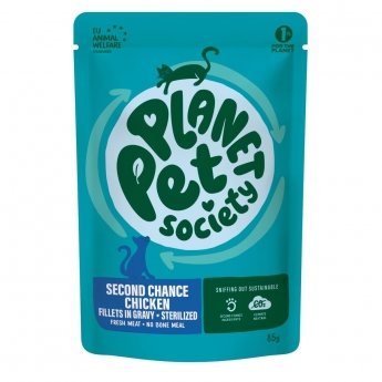 Planet Pet Society Pouch Chicken for Sterilized Adult, 85 g