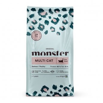 Monster Cat Multicat Lohi & Siipikarja (6 kg)