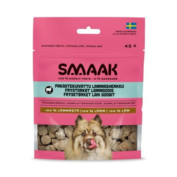 SMAAK Pakastekuivattu lammasherkku koiralle 45g