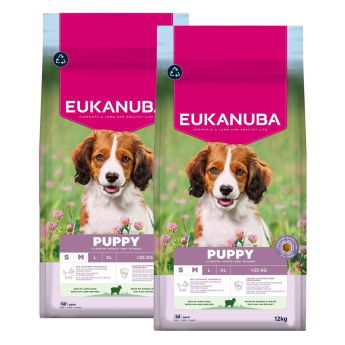 Eukanuba Puppy&Jr SMB Lamb&Rice 2 x 12kg