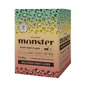 Monster Cat Meat Lover 8x85g