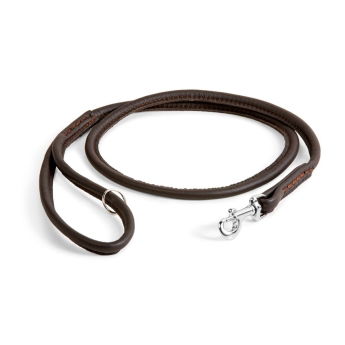 Nahkainen näyttelytalutin Show Dog, 120 cm (Ruskea)