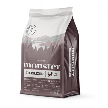 Monster Sterilized Kana & Kalkkuna (2 kg)