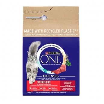 Purina ONE Sterilized Cat nauta 2,8 kg