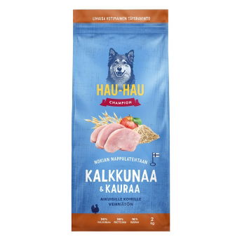 Hau-Hau Champion Kalkkuna ja kaura (2 kg)