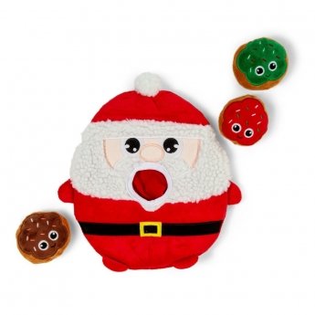 Little&Bigger Quirky X-mas Cookie Chomping Santa 4-pack