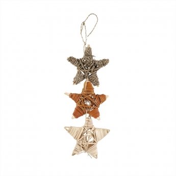 Rosewood Woven Star Trio