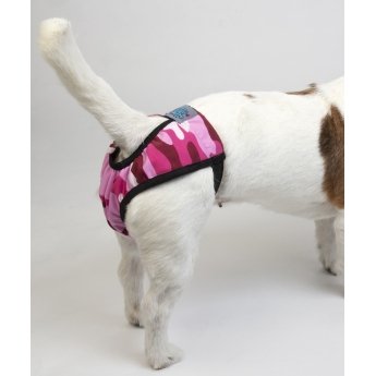 RuttuNuttu-juoksuhousut kuminauhalla, pinkki camo