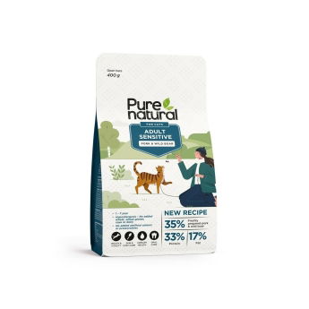 Purenatural Cat Adult Sensitive Pork & Wild Boar (400 g)