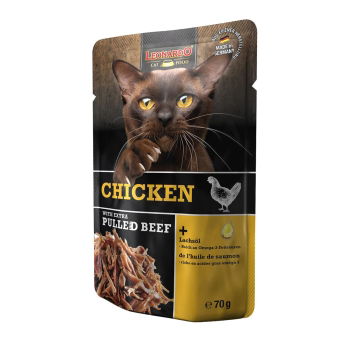 Leonardo kana + nyhtönaudanliha