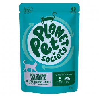 Planet Pet Society Pouch CO2 Saving Seasonals for Adult Cat, 85 g