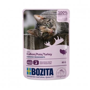 Bozita Feline kalkkunaa kastikkeessa 85g