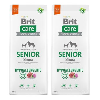 Brit Care Dog Hypoallergenic Senior 2 x 12kg