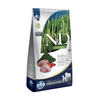 Farmina N&D Dog Spirulina&Lamb M/L 7kg