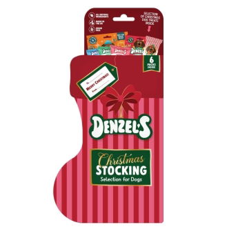 Denzels Christmas Stocking -herkkulahjapakkaus koiralle 245g